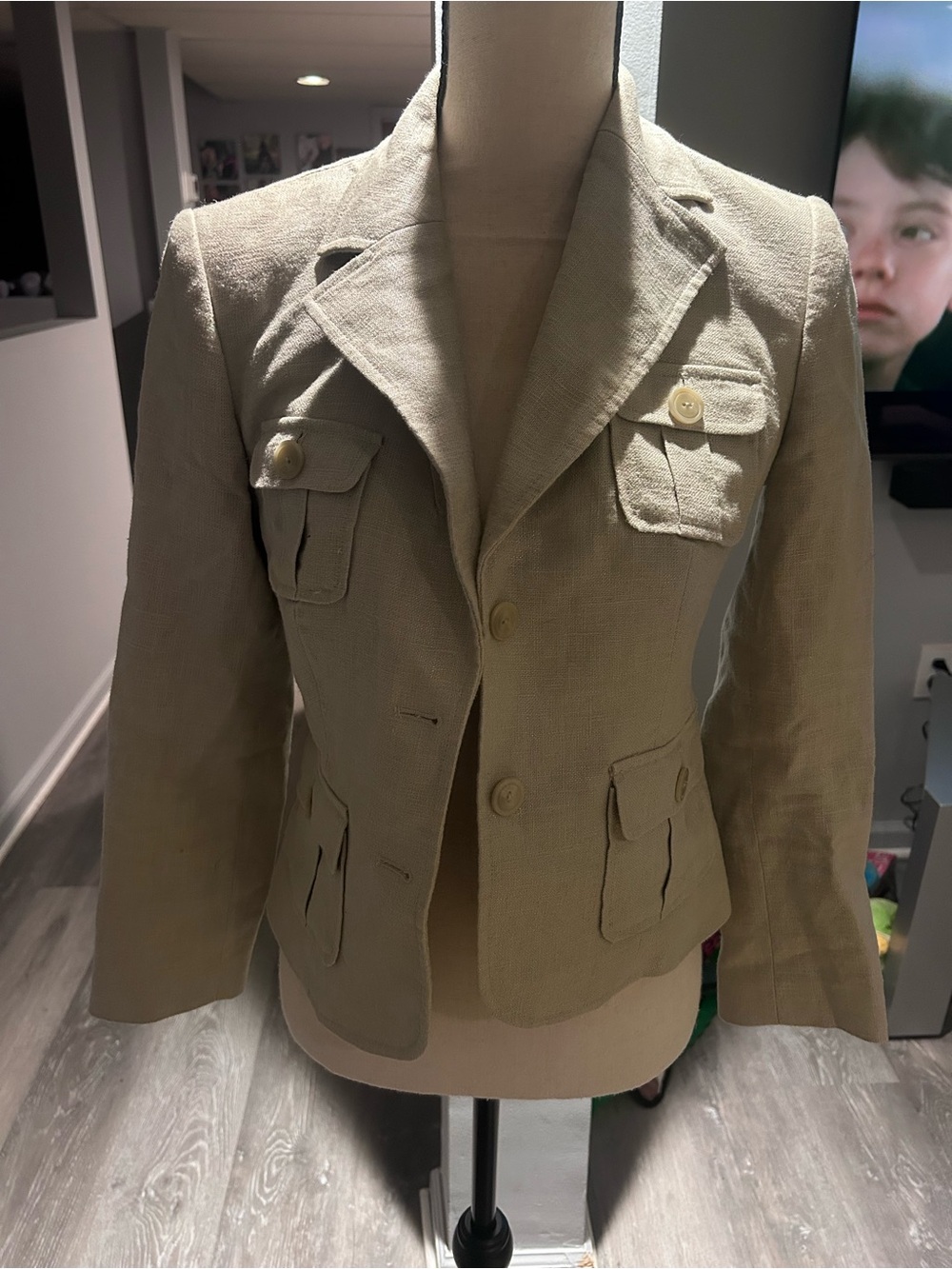 Tan blazer